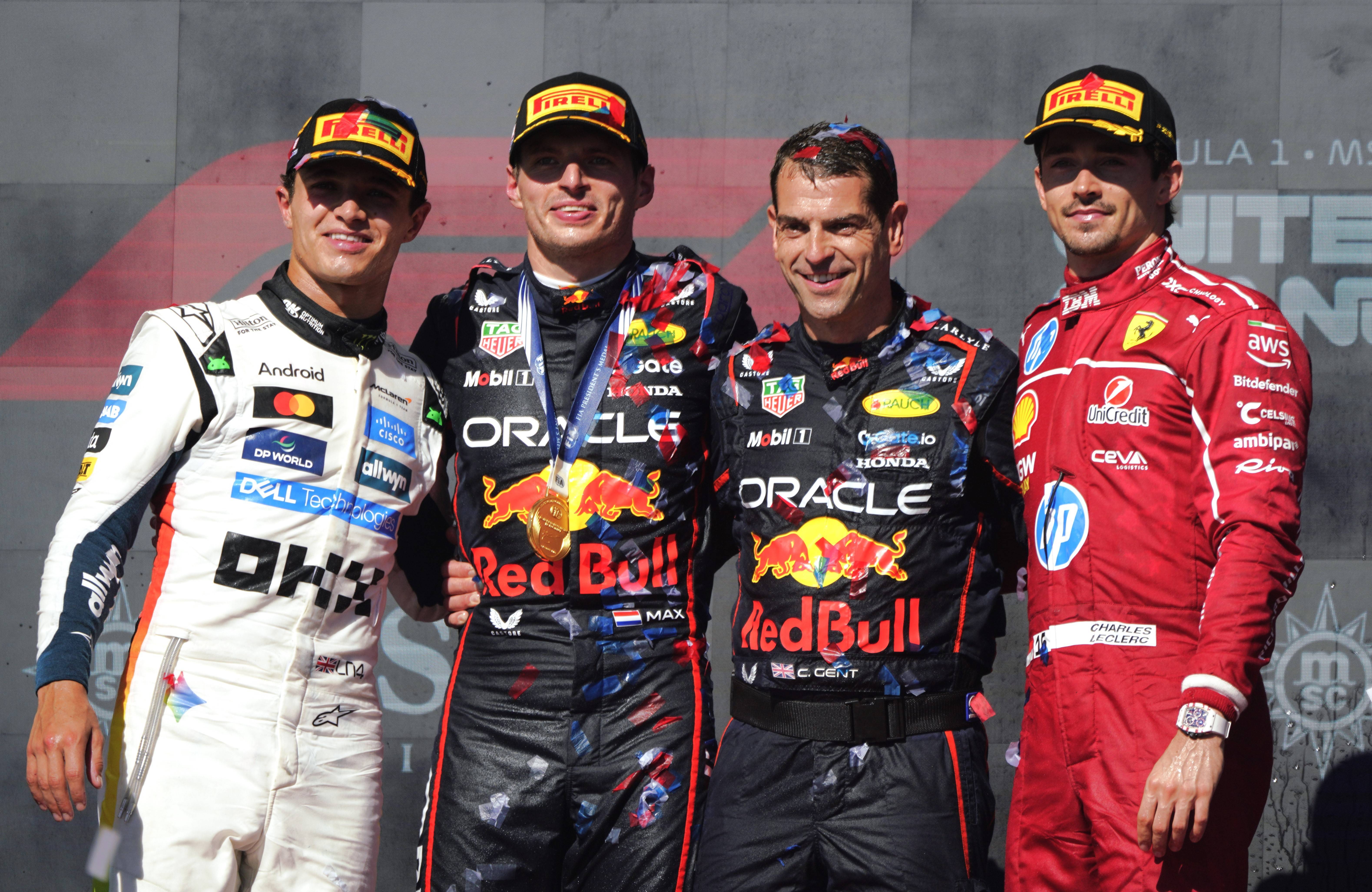 梅赛德斯横扫红牛车队，勒克莱尔扛起全队